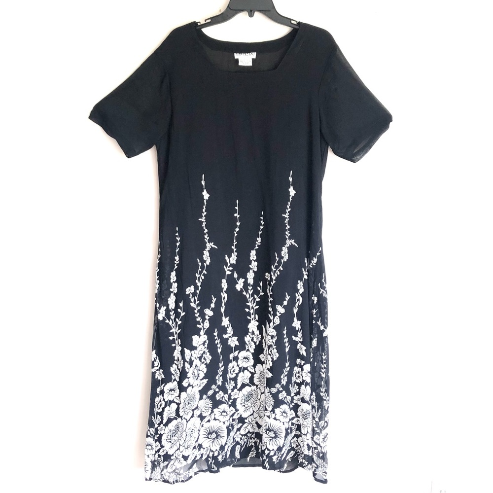Simrin Floral Midi DRESS